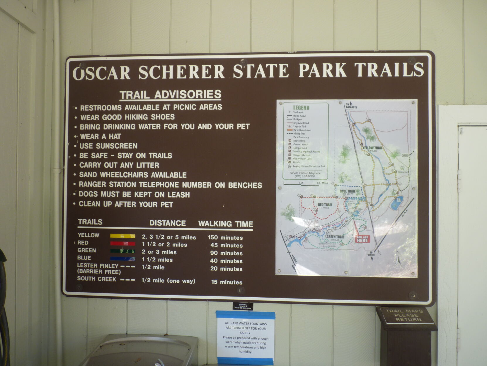 Trail sign